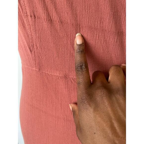 Free People Blush Premonitions Bodycon One-Shoulder Mini Lace Dress • Size M - Picture 5 of 5